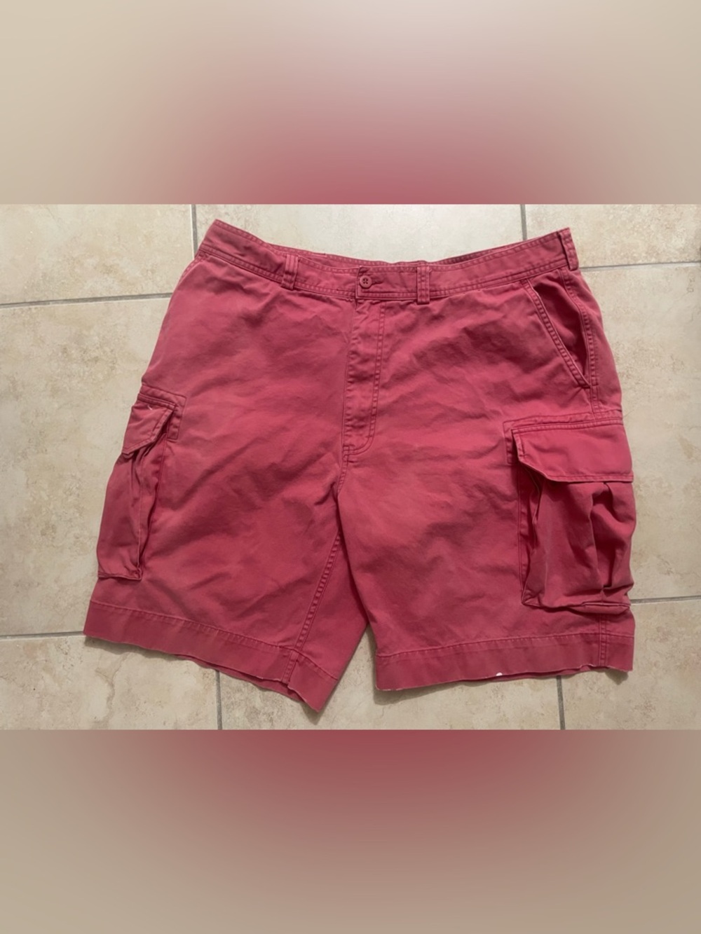 Men's vintage Ralph Lauren Cargo Shorts with Flaws size 40
